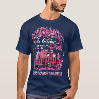Im Oktober tragen wir Pink Ribbon LKW Leopard Brea T-Shirt