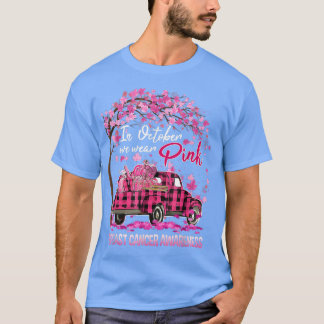 Im Oktober tragen wir Pink Ribbon LKW Leopard Brea T-Shirt