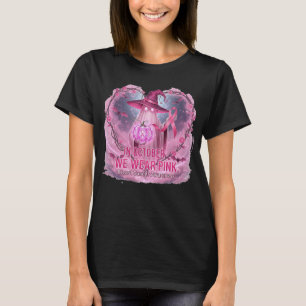 Im Oktober tragen wir Pink: Spooky Saison Awarenes T-Shirt