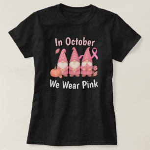 Im Oktober tragen wir Pink T-Shirt
