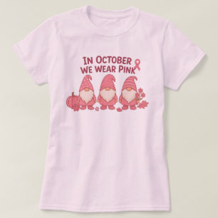Im Oktober tragen wir Pink T-Shirt