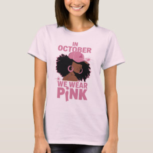 Im Oktober tragen wir Pink T-Shirt
