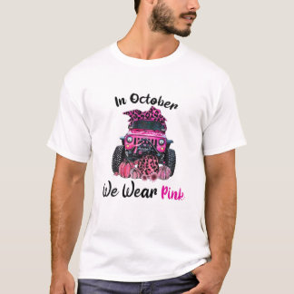 Im Oktober tragen wir Pink T-Shirt
