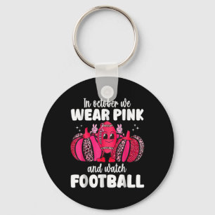Im Oktober tragen wir Pink und Fußball Schlüsselanhänger