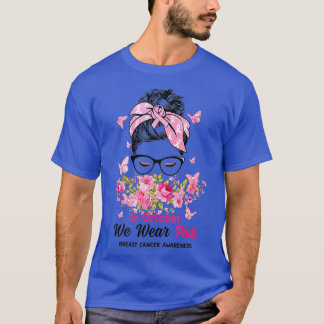 Im Oktober tragen wir pinkfarbene, geile Brust-Kre T-Shirt