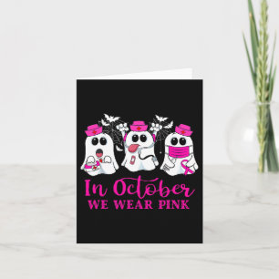 Im Oktober tragen wir rosa Boos Nurse Brustkrebs A Karte