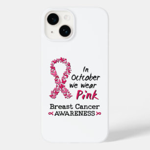 Im Oktober tragen wir rosa Brustkrebs-Bewusstsein Case-Mate iPhone 14 Hülle