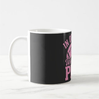 Im Oktober tragen wir rosa Brustkrebs-Bewusstsein Kaffeetasse