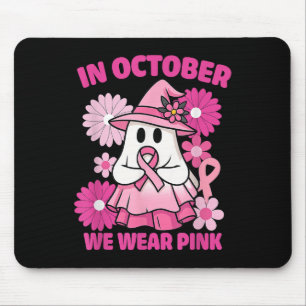 Im Oktober tragen wir rosa Brustkrebs-Bewusstsein Mousepad