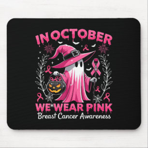 Im Oktober tragen wir rosa Brustkrebs-Bewusstsein Mousepad