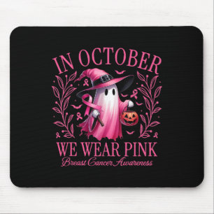Im Oktober tragen wir rosa Brustkrebs-Bewusstsein Mousepad