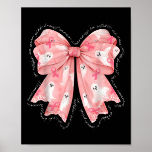 Im Oktober tragen wir rosa Brustkrebs-Bewusstsein Poster