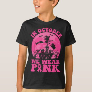 Im Oktober tragen wir rosa Brustkrebs-Bewusstsein T-Shirt