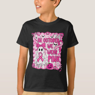 Im Oktober tragen wir rosa Brustkrebs-Bewusstsein T-Shirt