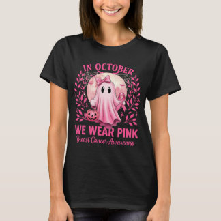 Im Oktober tragen wir rosa Brustkrebs-Bewusstsein T-Shirt