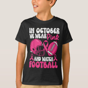 Im Oktober tragen wir rosa Brustkrebs-Bewusstsein  T-Shirt