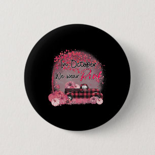 Im Oktober tragen wir rosa Brustkrebs Button