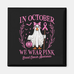 Im Oktober tragen wir rosa Brustkrebs-Ghost Magnet
