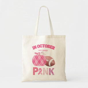 Im Oktober tragen wir Rosa, Brustkrebs-Überlebende Tragetasche