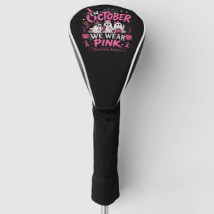 Im Oktober tragen wir Rosa Brustkrebsaufklärung Golf Headcover