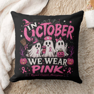 Im Oktober tragen wir Rosa Brustkrebsaufklärung Kissen