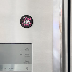 Im Oktober tragen wir Rosa Brustkrebsaufklärung Magnet