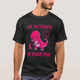 Im Oktober tragen wir rosa Brustkrebserkrankungen  T-Shirt