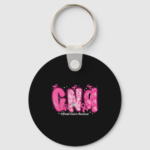Im Oktober tragen wir rosa Cna-Krankenschwester Br Schlüsselanhänger