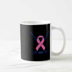 Im Oktober tragen wir rosa Eishockey Brustkrebs A Kaffeetasse