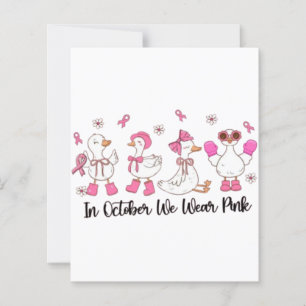 Im Oktober tragen wir rosa Entendesign 🎀 🦆 💗