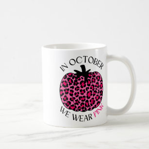 Im Oktober tragen wir rosa Erntedank Brustkrebs Kaffeetasse