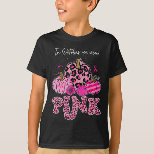 Im Oktober tragen wir rosa Erntedank Brustkrebs T-Shirt