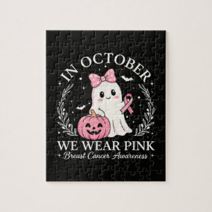 Im Oktober tragen wir rosa Geist Halloween