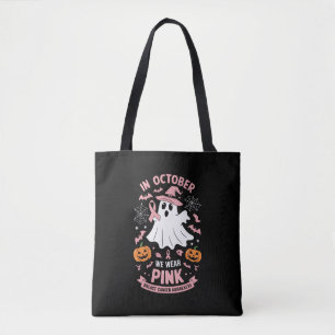 Im Oktober tragen wir rosa Geist Hexe Brustkrebs Tasche