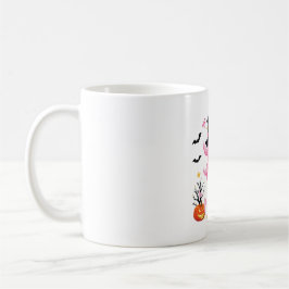 Im Oktober tragen wir rosa Geisterhexen Brustkrebs Kaffeetasse