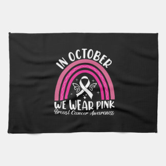 Im Oktober tragen wir rosa Geschirrtuch