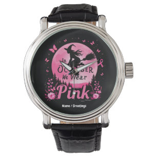Im Oktober tragen wir rosa Hexenkrebs Armbanduhr