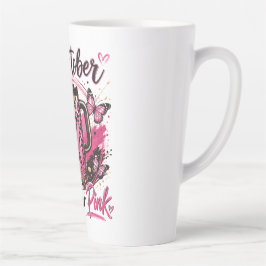 Im Oktober tragen wir rosa Kürbis Milchtasse