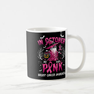 Im Oktober tragen wir rosa Leopard Ghost, Hexe Rib Kaffeetasse