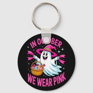Im Oktober tragen wir rosa Ribbon Brustkrebs Aware Schlüsselanhänger