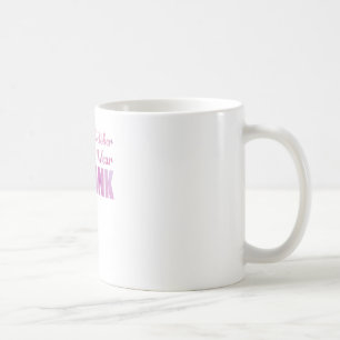 Im Oktober tragen wir rosa Ribbon Brustkrebs Kaffeetasse