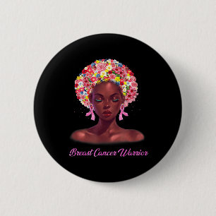 Im Oktober tragen wir rosa schwarze Frauen Brustkr Button