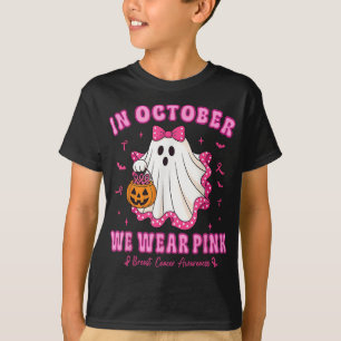 Im Oktober tragen wir rosa Shirt Ghost Brustkrebs