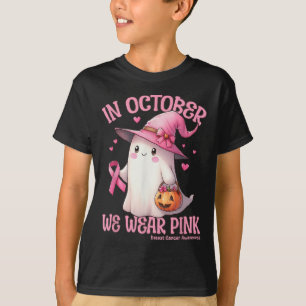 Im Oktober tragen wir rosa Shirt Ghost Brustkrebs