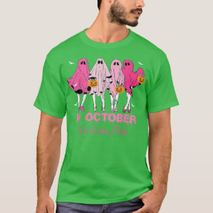 Im Oktober tragen wir rosa, sprichwörtliche Ghoul- T-Shirt