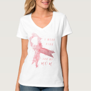 Im Oktober tragen wir rosa T - Shirt
