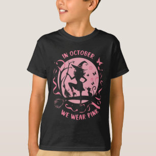 Im Oktober tragen wir rosafarbene Rosa-Rotzunge-Br T-Shirt
