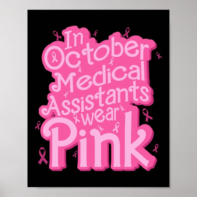 Im Oktober wird die medikamentöse Istant Tragen ro Poster (Vorne)