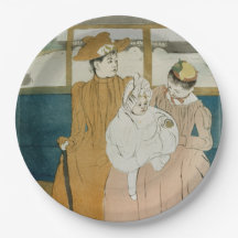 Im Omnibus durch Mary Cassatt