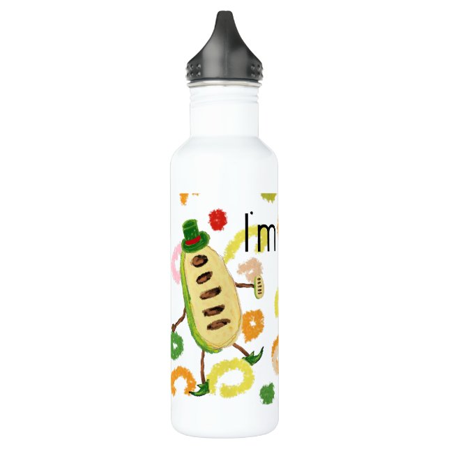 I'm Pawpaw Edelstahlflasche (Links)